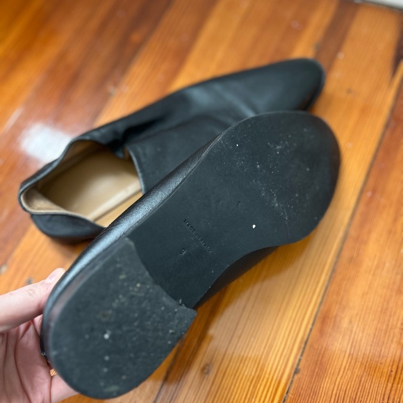 Everlane women’s Black Leather mules - sz9 made in Italy - Picture 3 of 4